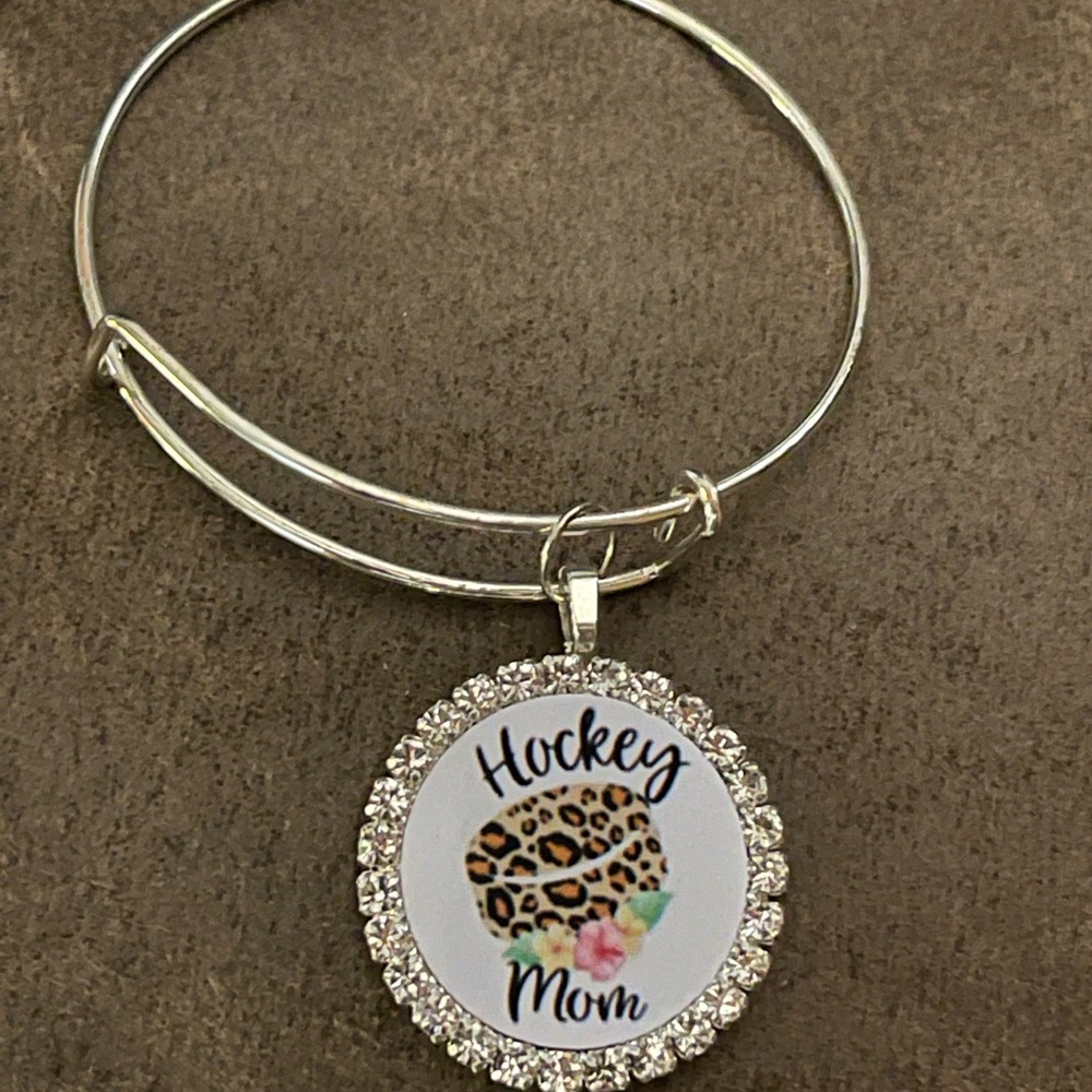 Hockey mom bracelet